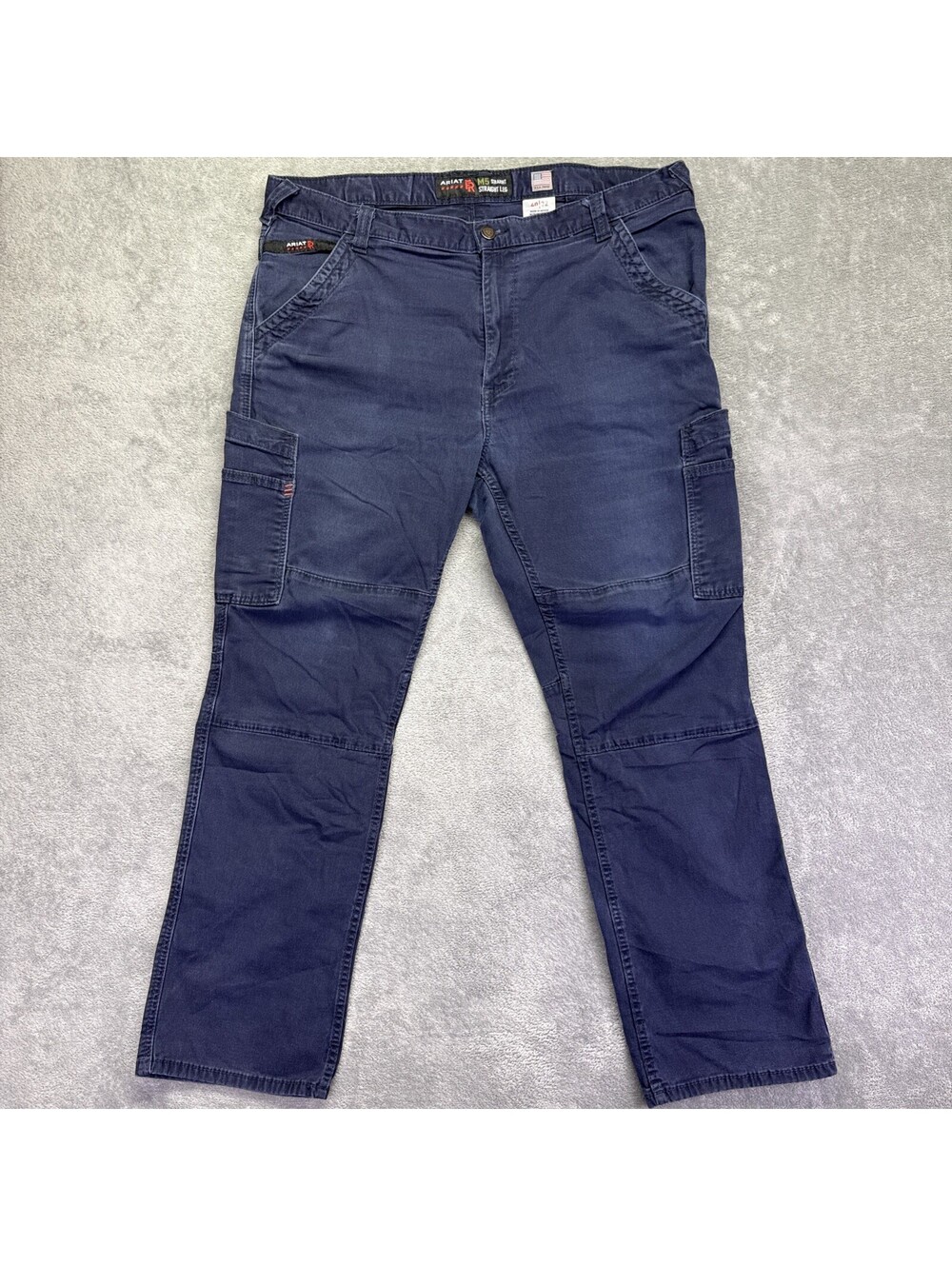 Ariat FR M5 Cargo Pants Men's 40x32 Blue Flame Resistant Workwear Cordura Cat 2